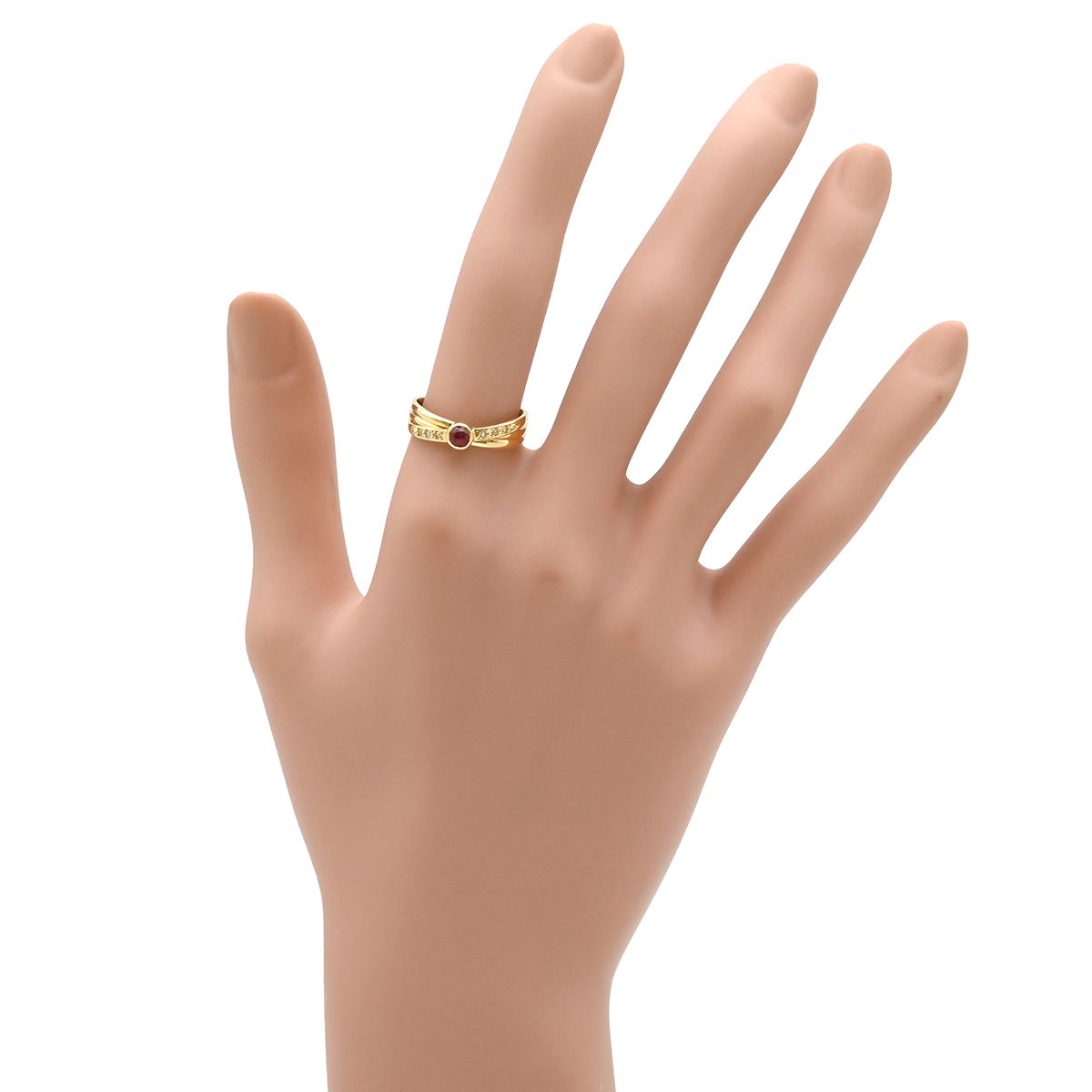 ルビー ダイヤリング