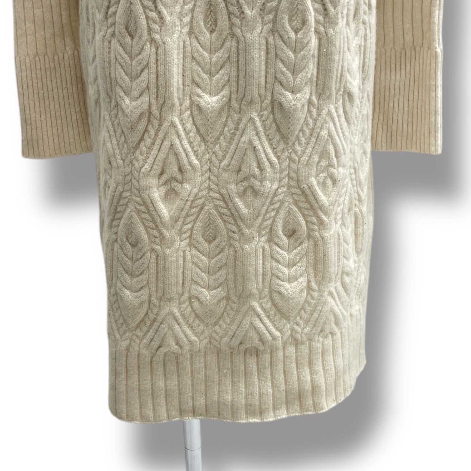 カシミヤ混 ニットワンピース