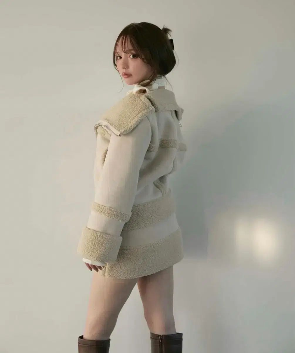 アンドマリー ムートン セットアップ andmary 日本ブランド 冬コーデ クリスマス