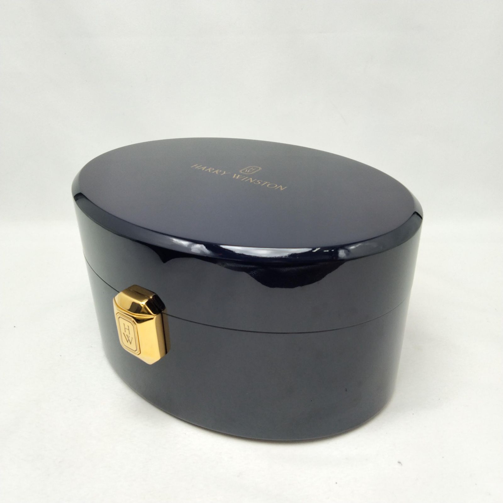 ️HARRY WINSTON ️ハリーウィンストン 時計箱 腕時計 保存箱 収納ケース ネイビー