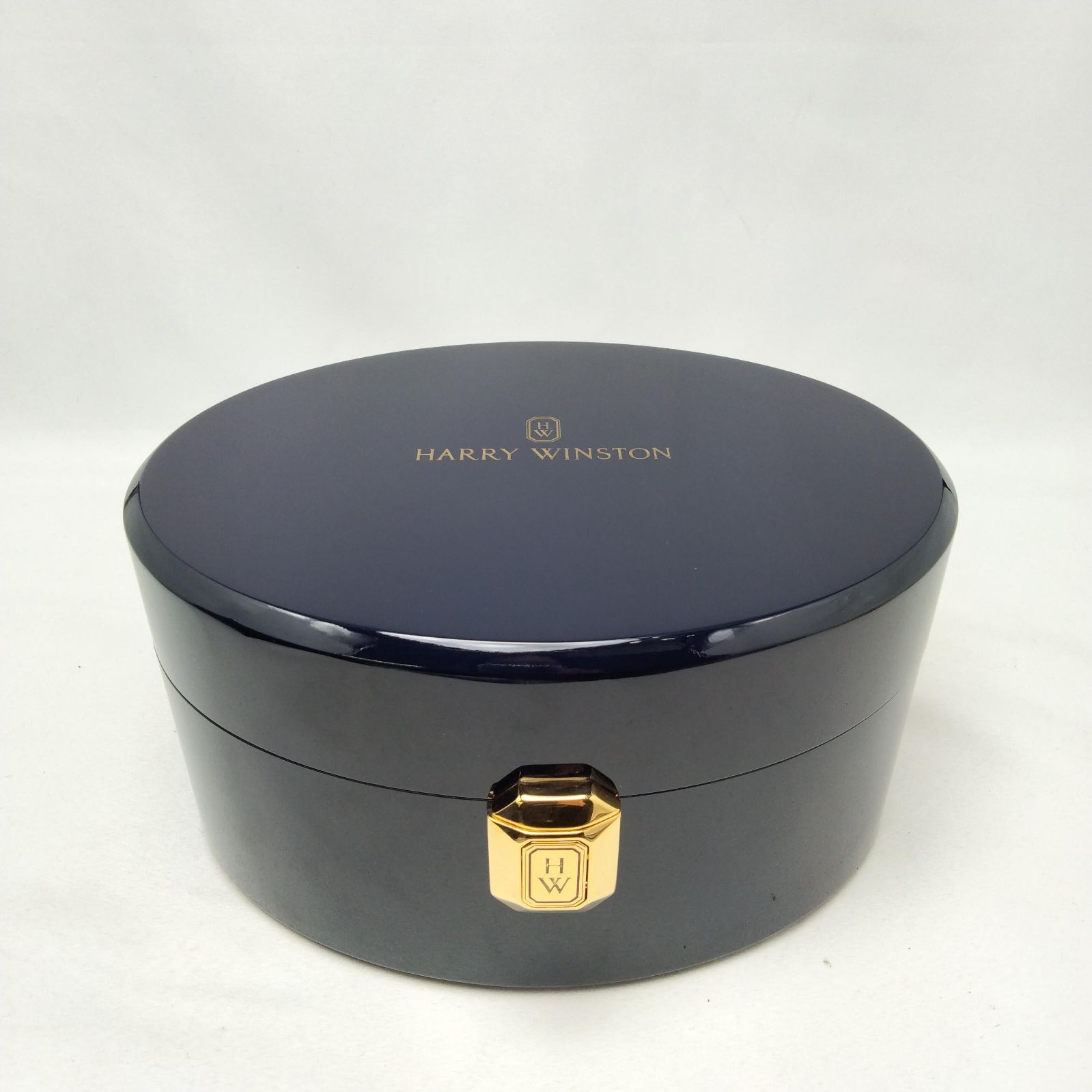 ️HARRY WINSTON ️ハリーウィンストン 時計箱 腕時計 保存箱 収納ケース ネイビー
