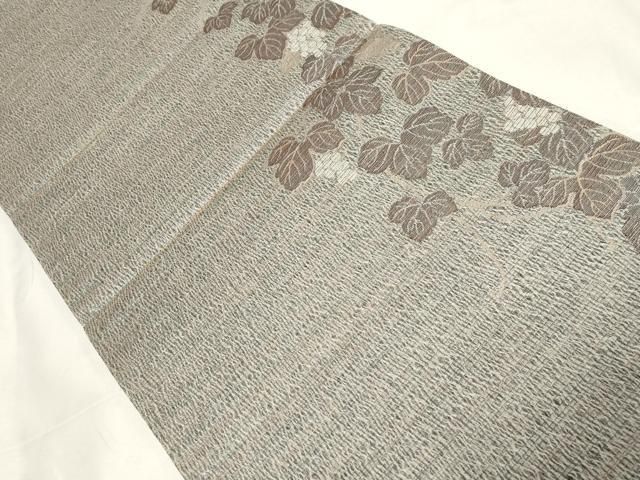 平和屋着物 スリーシーズン 春夏秋 六通柄袋帯 葡萄蔦の葉文 金糸 ますいわ屋扱い 正絹 CAAZ6474dy