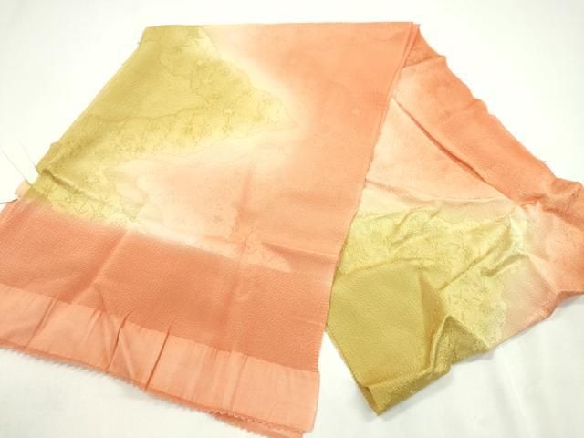 平和屋着物●和装小物 帯締め 帯揚げセット 道長枝花文 暈し染め 高麗組 金糸 ♥ CAAZ6061ju