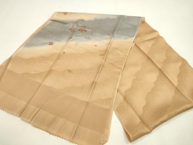 平和屋着物 和装小物 帯締め 帯揚げセット 流水花文 暈し染め 金彩 CAAZ6066ju