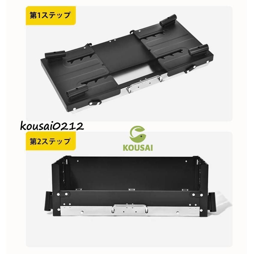 収納付き バーベキュー バーベキューグリル 卓上 ドラム缶 BBQ 折り畳み ソロキャンプ キャンプ アウトドア キャンプ用品 焚き火台 焚火台 OLIVEOS_COM_TR