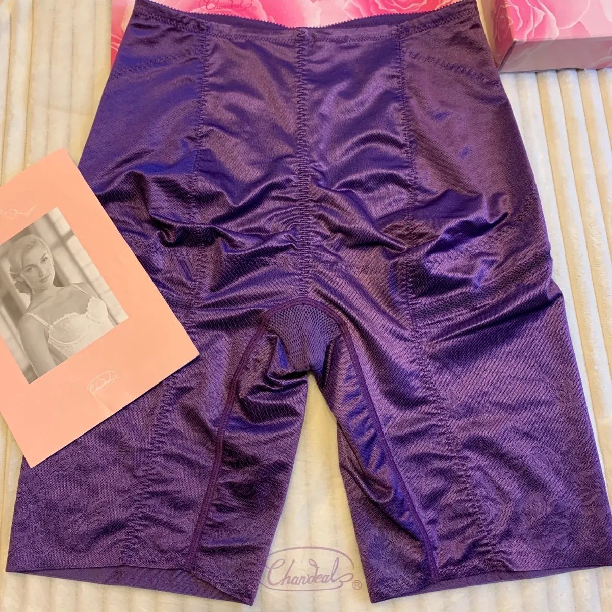 シャンデールピエゾバイオレットW76フルロングガードル