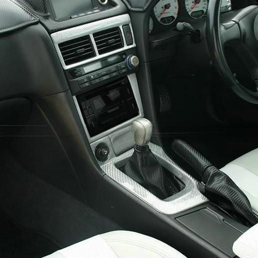 送料無料】日産Skyline R34 GTR用 カーボンファイバー内装パーツ 空調 
