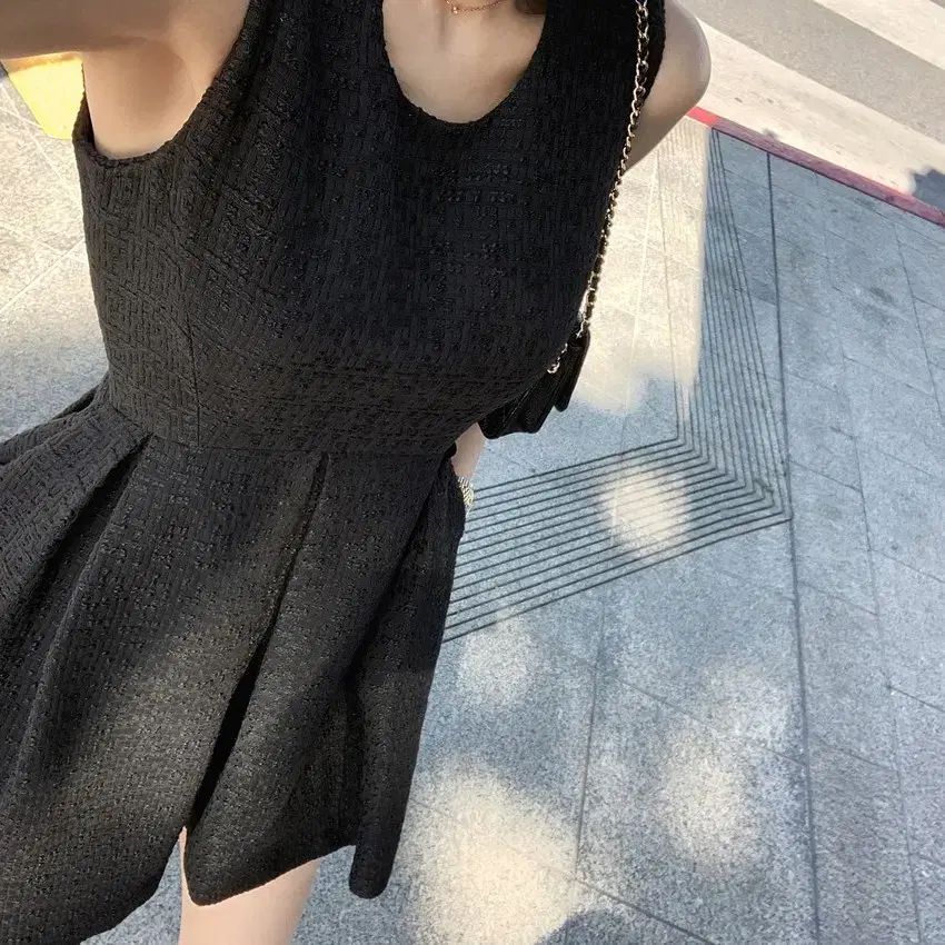 ゴールデングース 製作 ツイード プチ ONE PIECE ブラック s