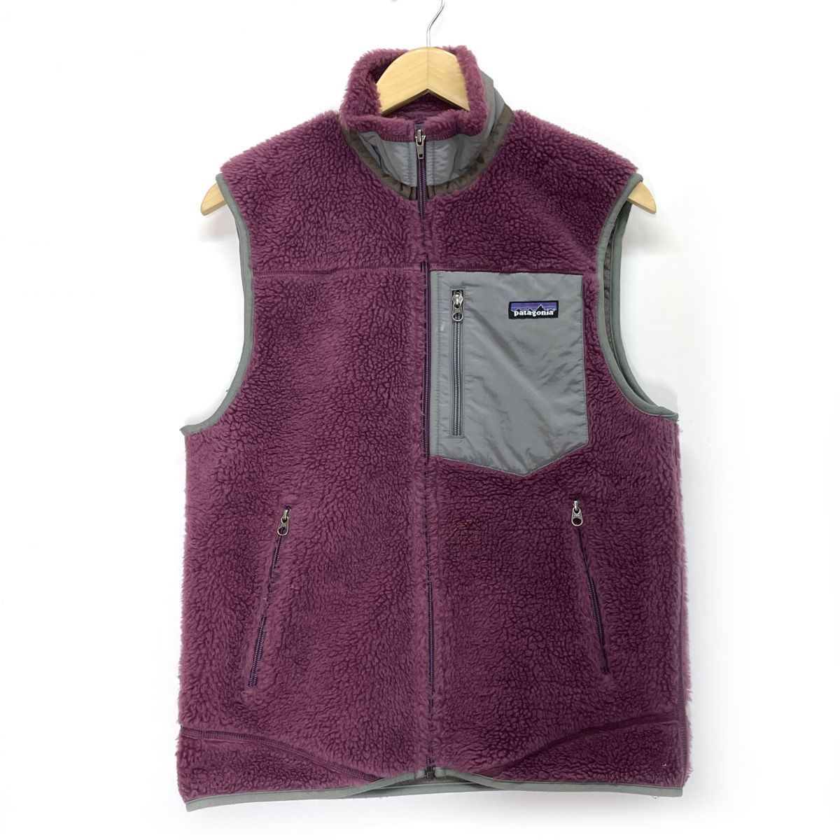 patagonia フリースベスト メンズ S 紫 2025年最新】パタゴニア ベスト