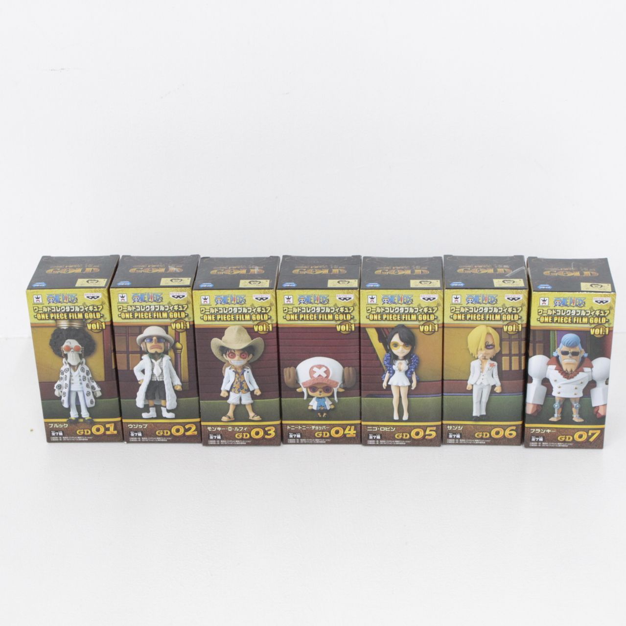加古川物流 未開封 ワンピース フィルムゴールvol.1 7種 ワールドコレクタブルフィギュア 703