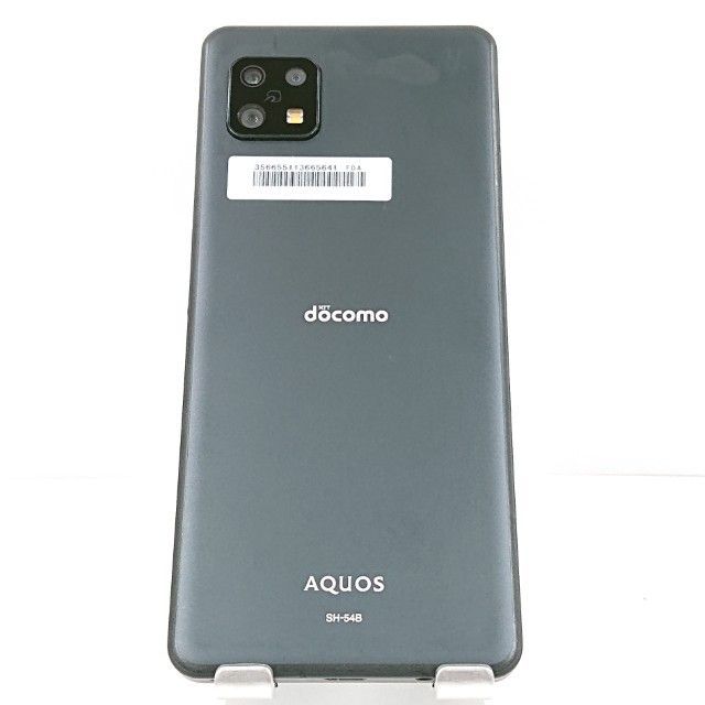AQUOS sense6 SH-54B ドコモ ブラック 送料無料 本体 c15245 - メルカリ
