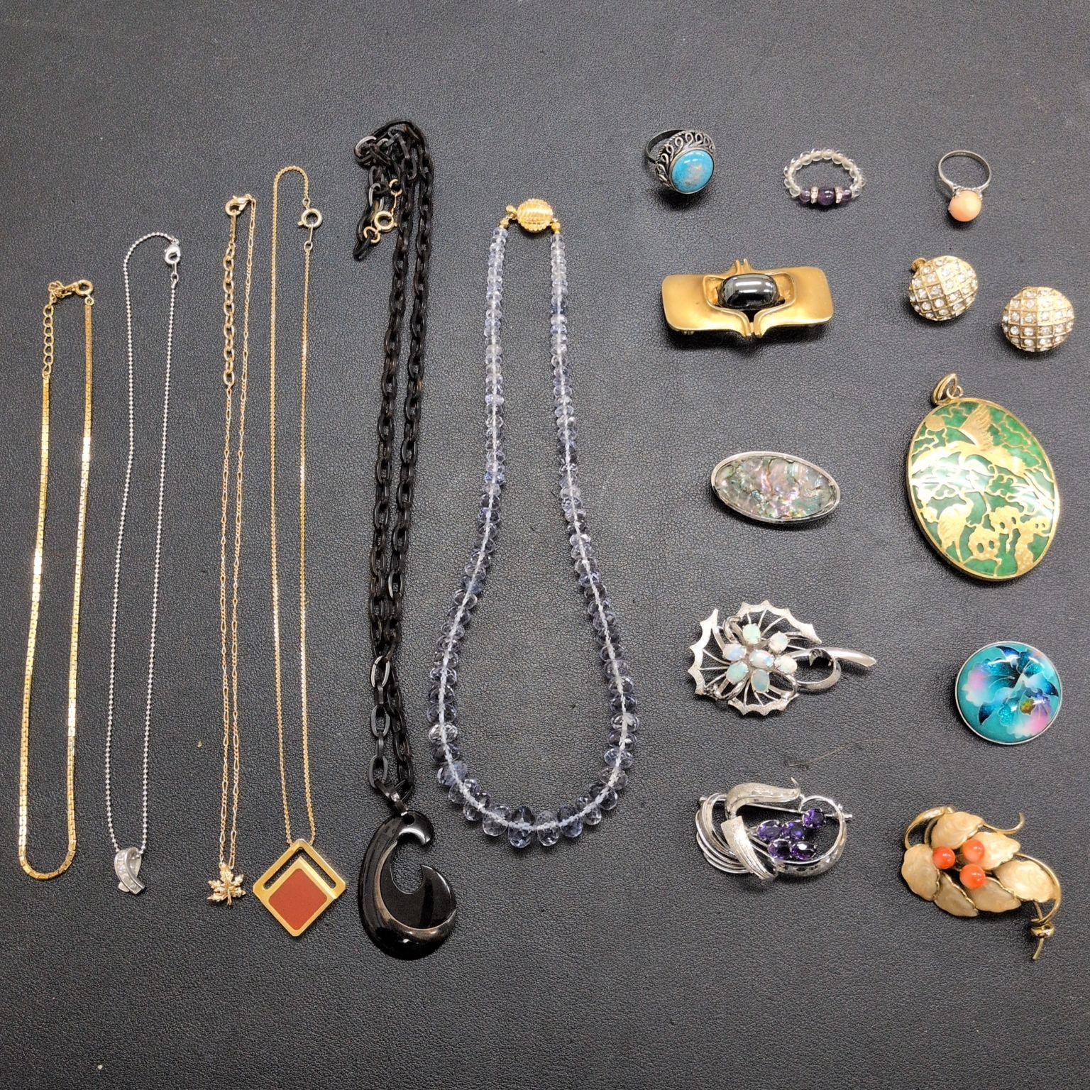 遺品整理 まとめて ジュエリー ブランドあり Daisy D ORLAN ブローチ ネックレス リング SILVER925あり K18GP