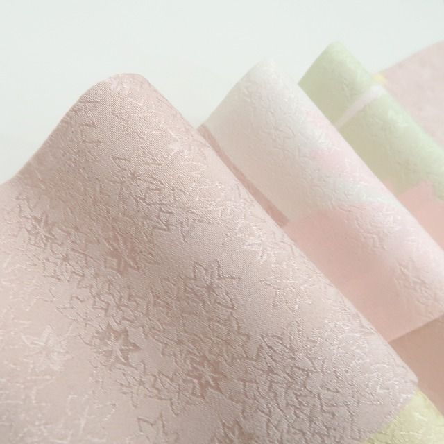 ❁tomihisa❁ 撫子 着物 正絹 仕付け糸付 可憐に 凛と 大和撫子へ導く 長襦袢 5784