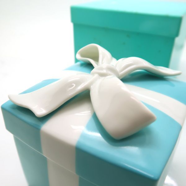 ティファニー　陶器　小物入れ ティファニー陶器小物入れ