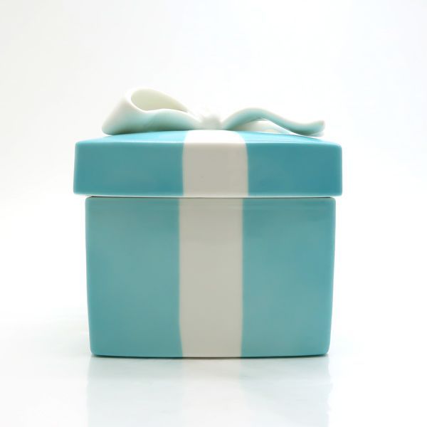 【美品】ティファニー 陶器 ブルーボックス ラージサイズ （※付属品︰箱無し） TIFFANY&Co. ブルーボックス ラージ 陶器 小物入れ ティファニー