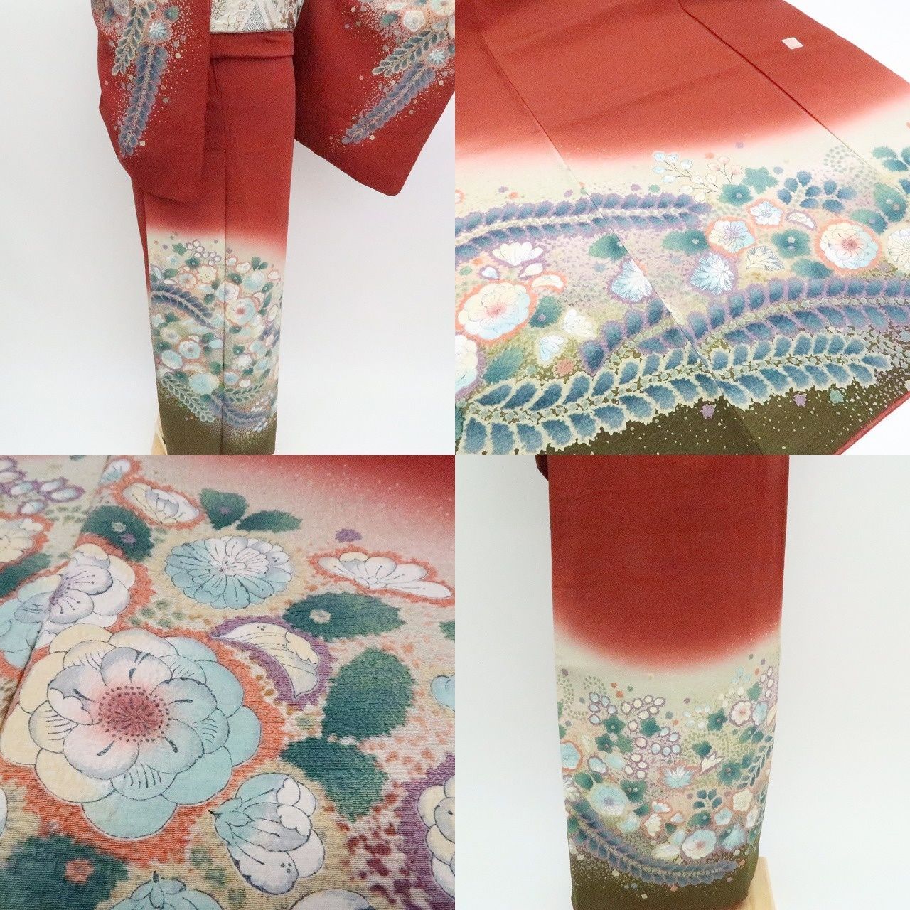 作家物落款 辻が花