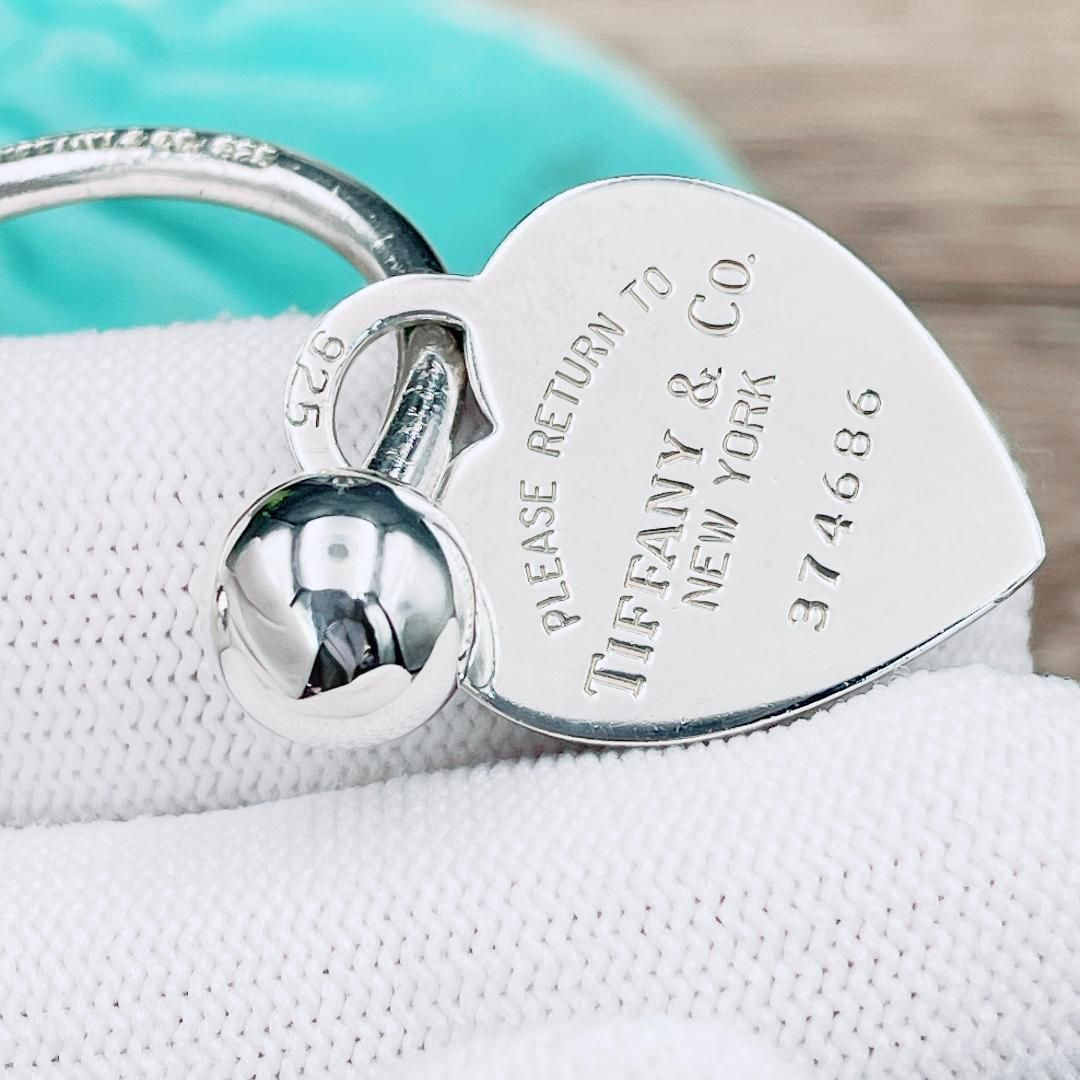 希少 ティファニー リターン トゥ キーリング AG925 シルバー ◇ティファニー◇Tiffany&Co. リターントゥティファニー ハート