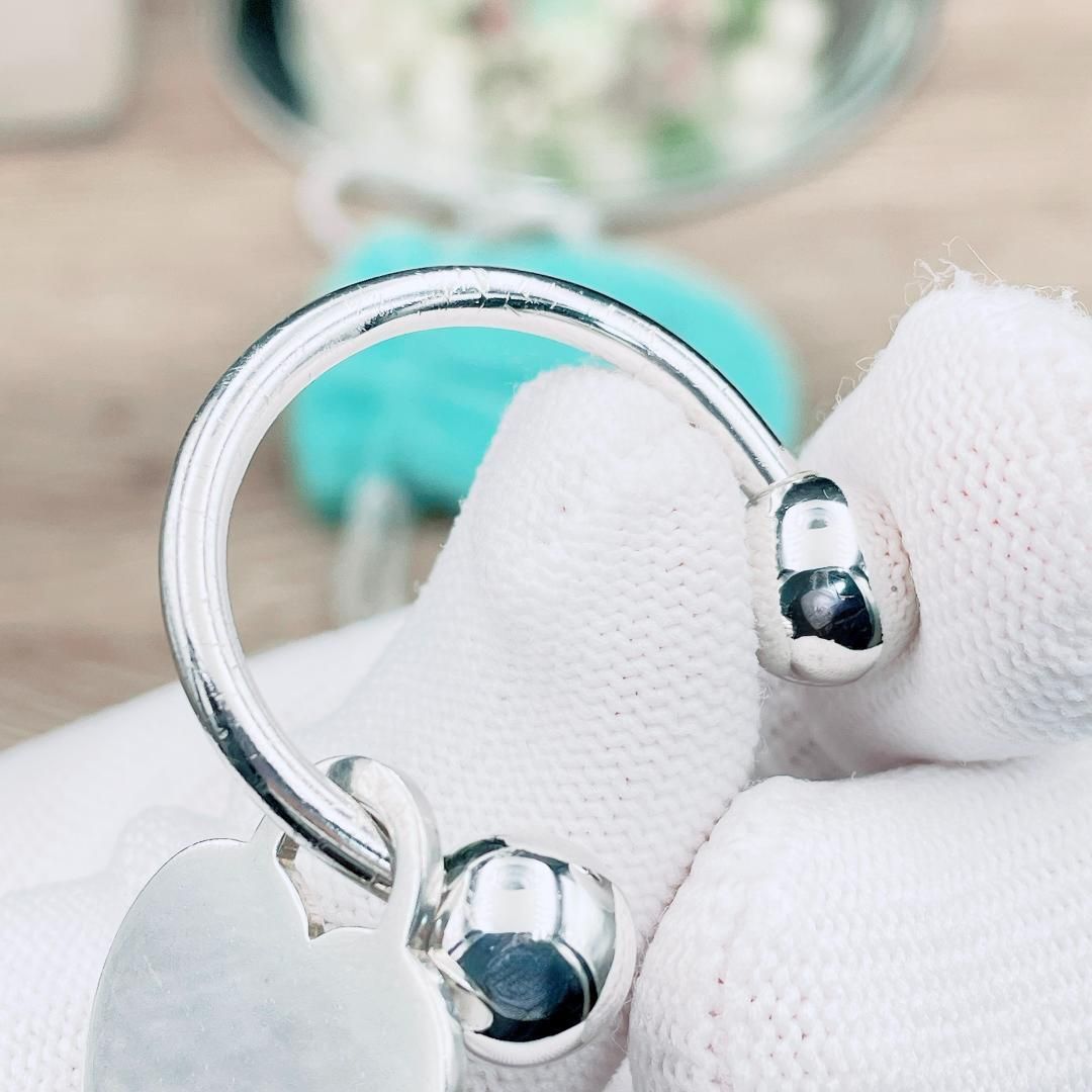 極美品　希少　ティファニー　ブレスレット　ハート　タグ　キー　2連　シルバー crown78_i170224132