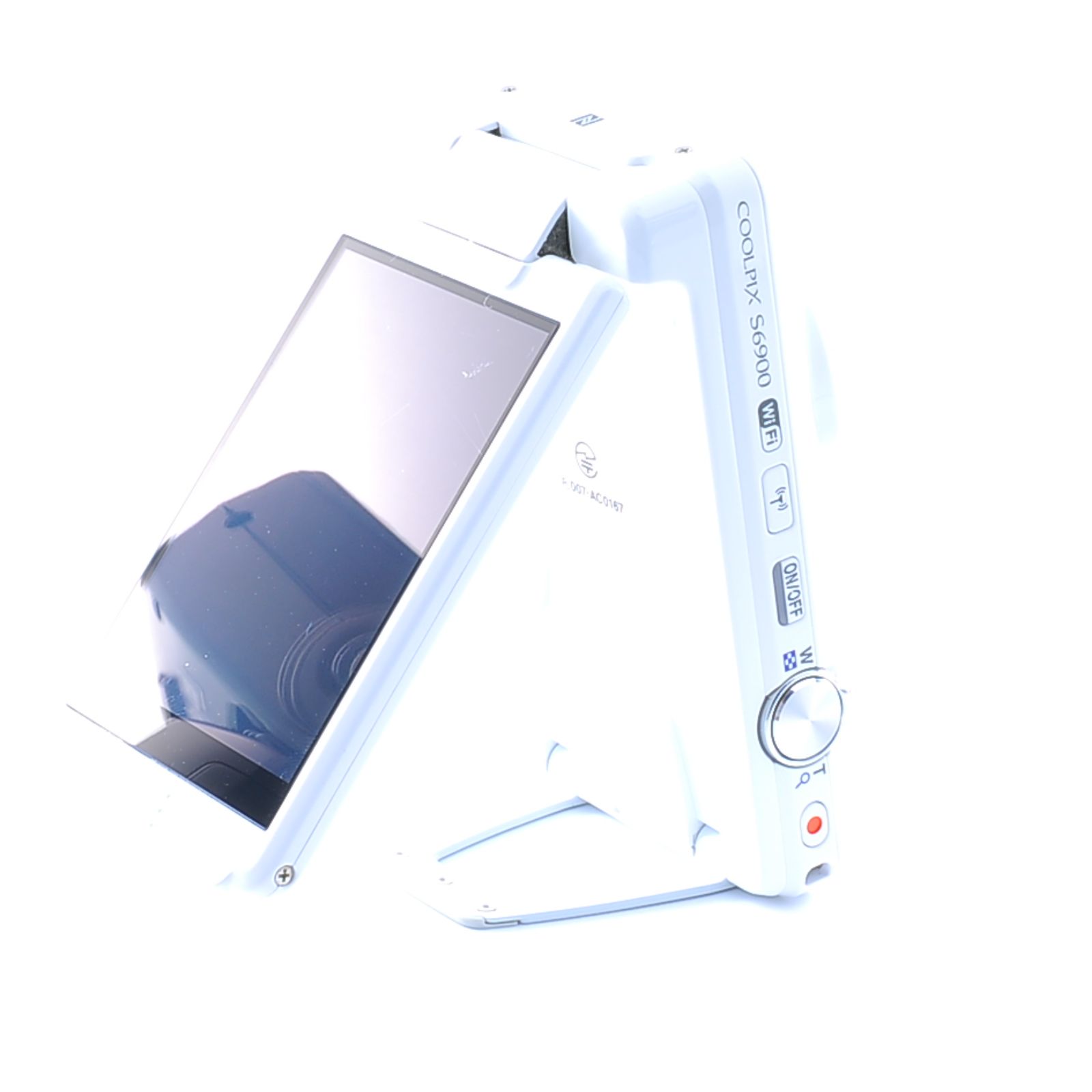 美品】 Nikon COOLPIX S6900 ホワイト 電池 充電器 付 ニコン