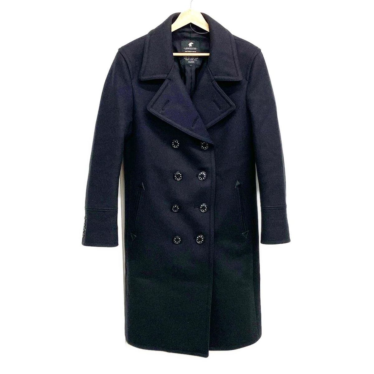 LOVELESS ラブレス コート サイズ2 M レディース - ダークネイビー 長袖 ロング丈 秋 冬