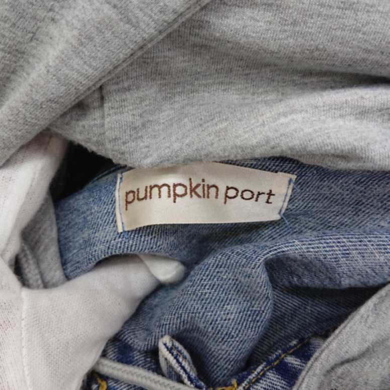 ◇ ⊇ サイズ pumpkin port デニムジャケット フォトプリント バック 