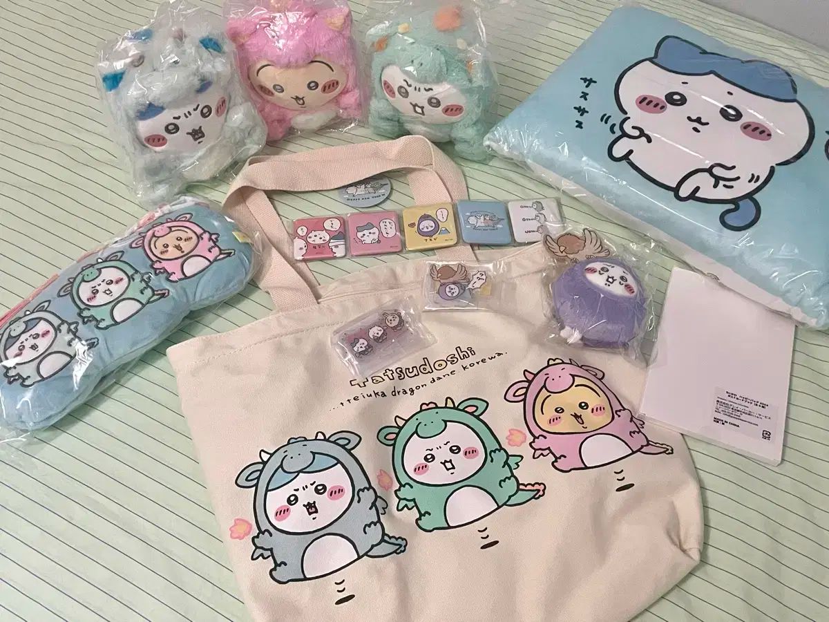 2025 ちいかわ ハッピーバッグ ハチワレ うさぎ ぬいぐるみ マスコット 含む フルセット