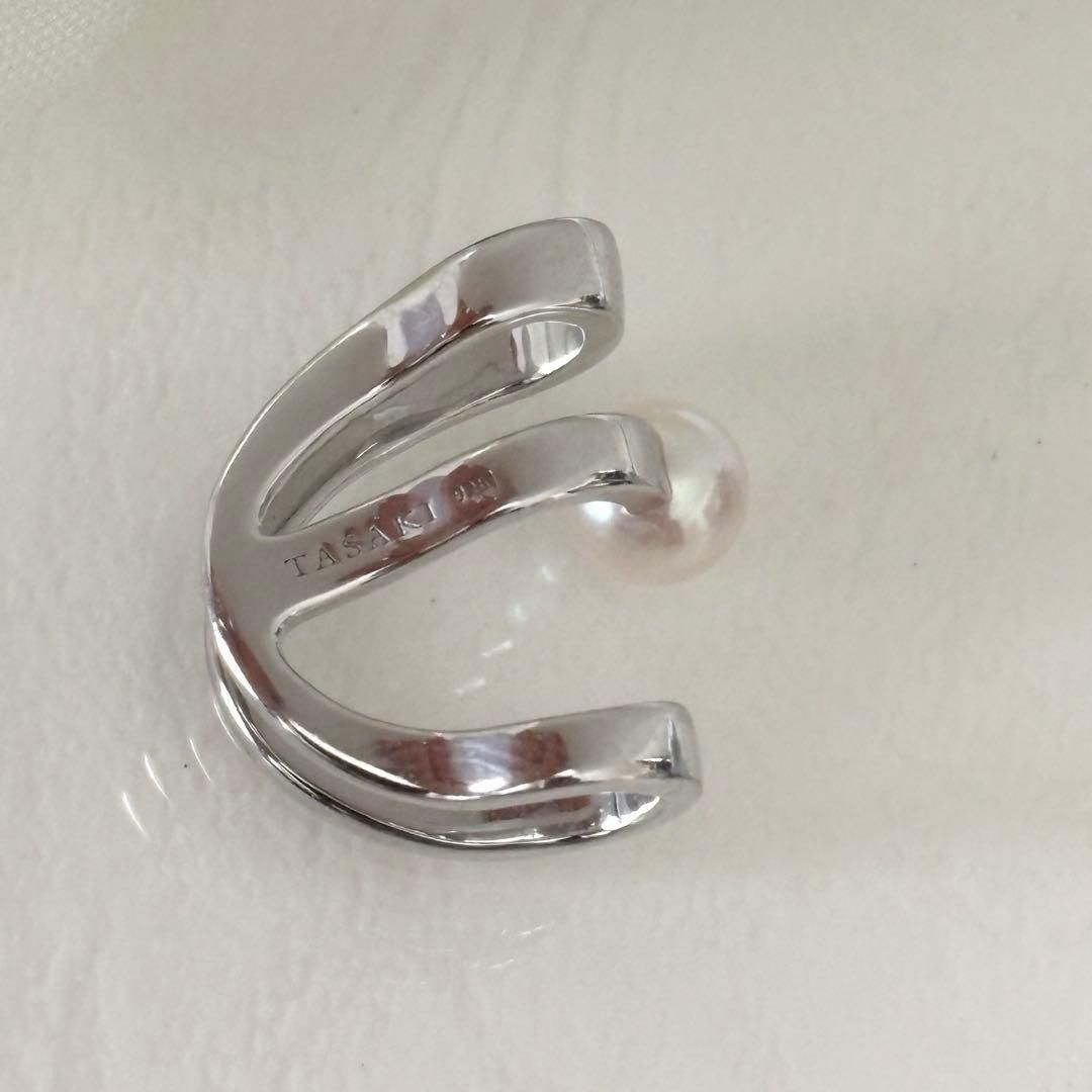 【保障できる！】 474 タサキ シルバー オーロラ イヤーカフ パール 約6.3mm 【最大80％OFF】