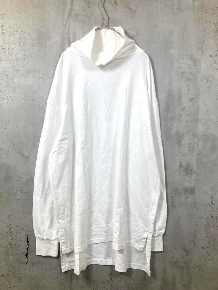 THE SHINZONE シンゾーン 23AMSCU02 定価17380円 ハイネック オーバー Tシャツ sizeFO|白 ◎レディース