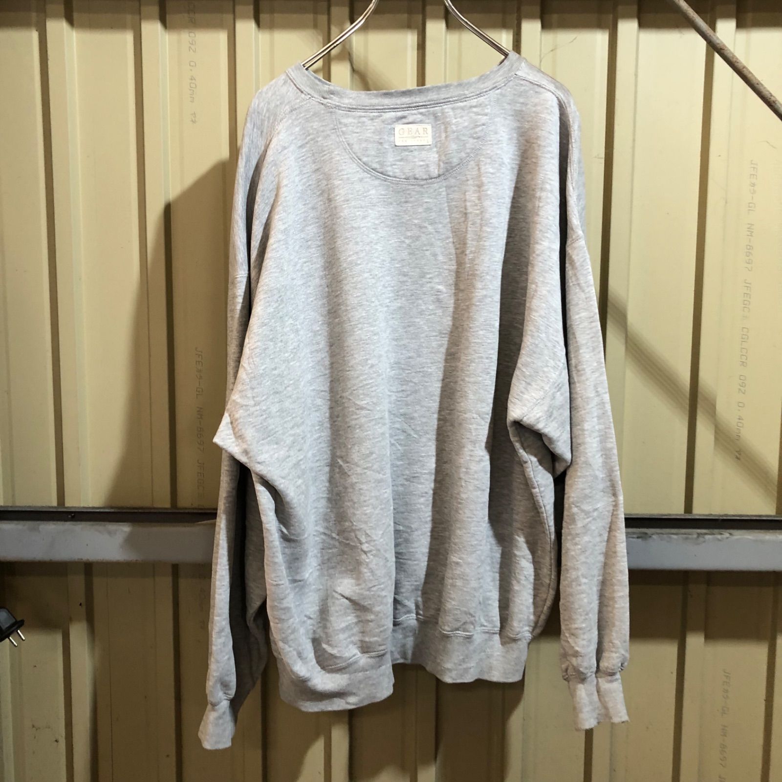627 GEAR FOR SPORTS BIG COTTON トレーナー グレー XL ギア・ファー 