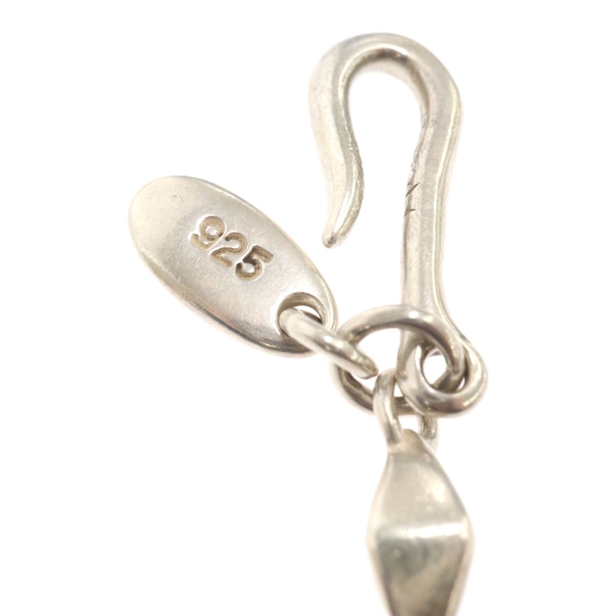 美品 ジャスティンデイビス ピカデリー チェーン 925 シルバー