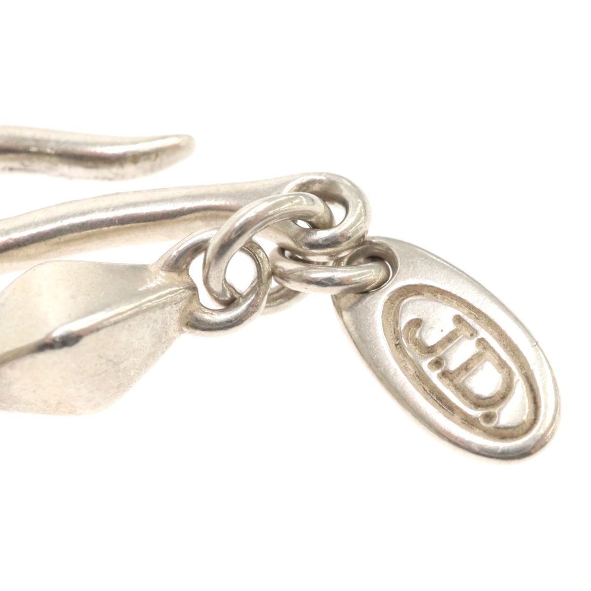 美品 ジャスティンデイビス ピカデリー チェーン 925 シルバー