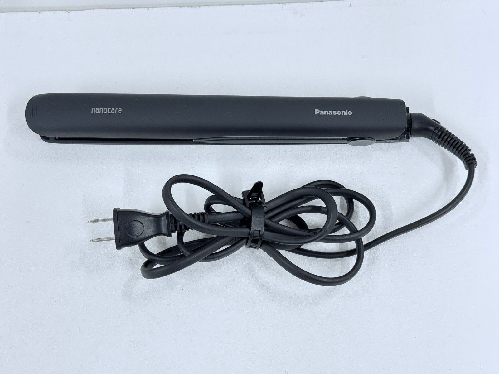 C 915 パナソニック ヘアーアイロン ストレート用 ナノケア スムースグロスコーティングプラス 黒 ブラック EH HS 0 J