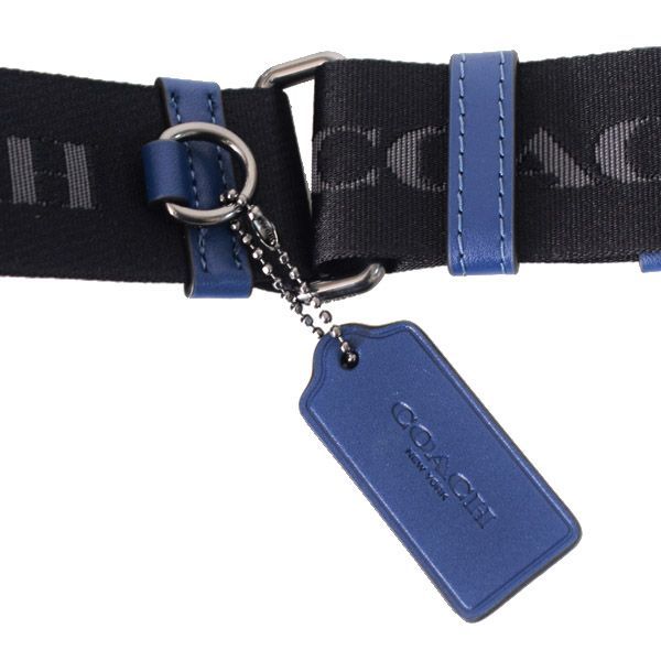 コーチ バッグ COACH デニム レザー スリング スプリント スモール