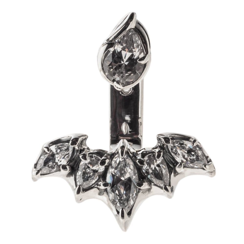 ルシファーイヤージャケットピアス クリアー