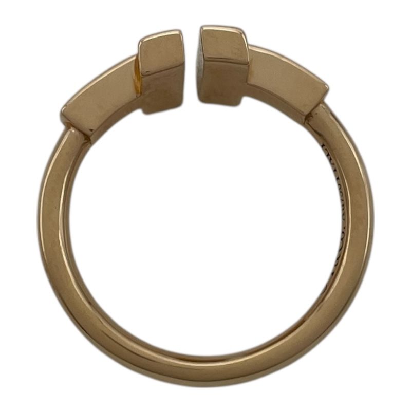 ティファニー TIFFANY＆CO Tワイヤー リング 約9号 K18PG オニキス ジュエリー FORTGASGNV_COM_BR