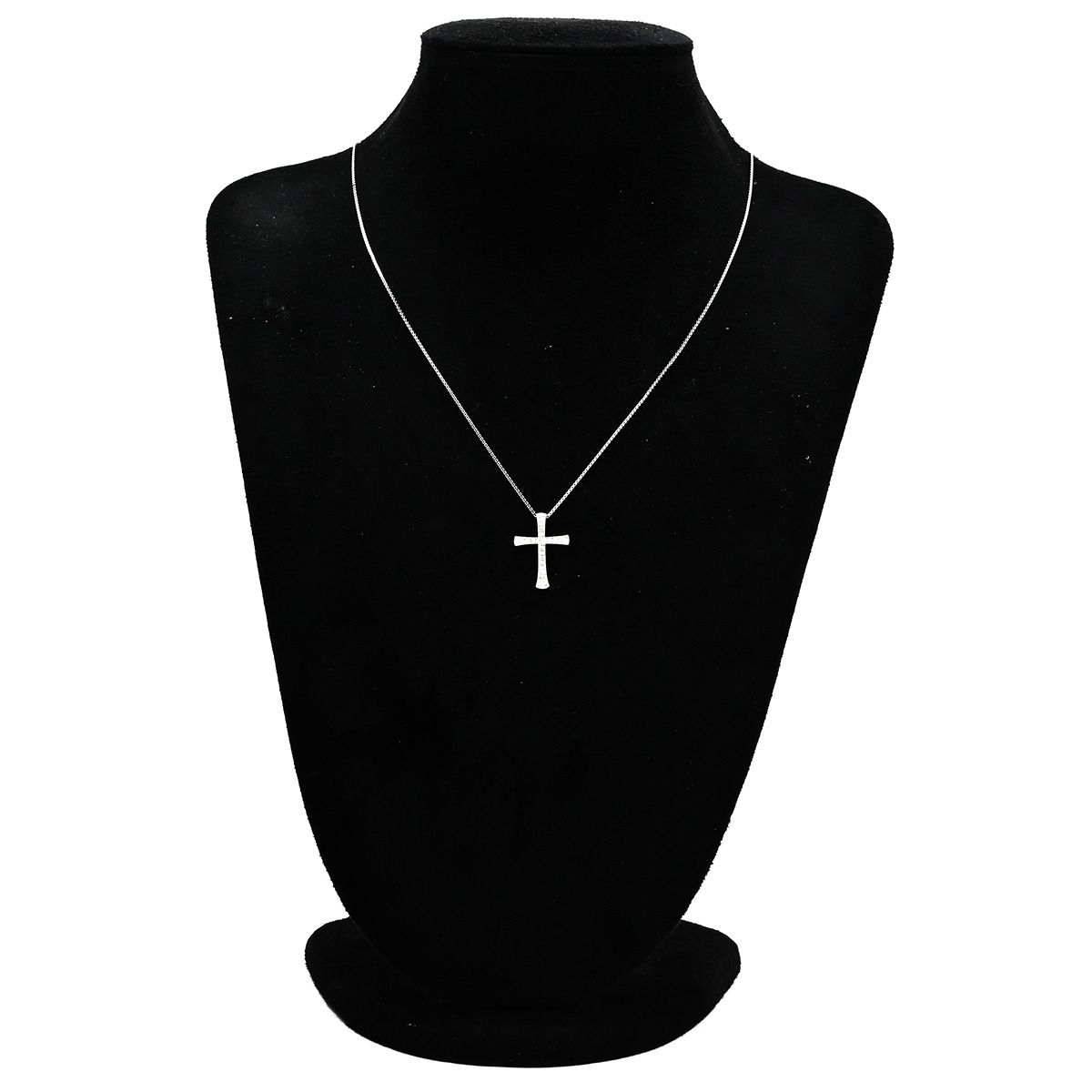 ペンダントトップ クロス ダイヤ K18WG ダイヤモンド ホワイトゴールド 十字架 ネックレストップ K18 WG ホワイトゴールド FORTGASGNV_COM_BR