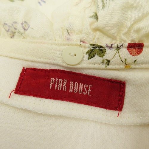 PINK HOUSE いちご刺繍フリルパーカー ピンクハウス PINKHOUSE トップス トレーナー パーカー フーディー