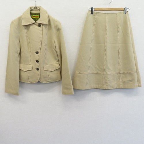 ホコモモラ jocomomola セットアップ スカートスーツ フ ステッチ a977426