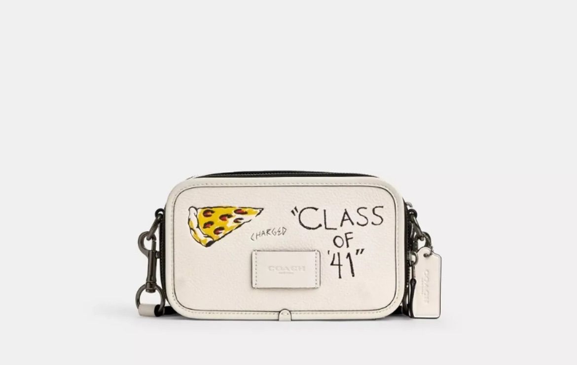 COACH クロスCOACH コーチ ボディバッグ ワイアット スケッチプリント レザー