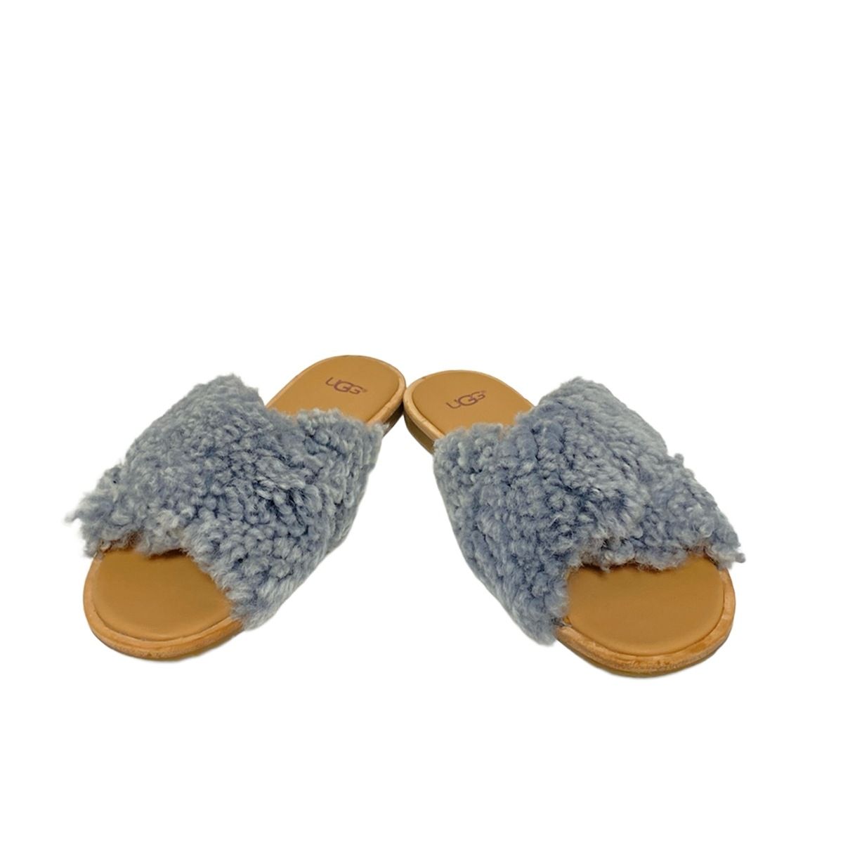 UGG アグ サンダル 23 レディース ジョニ JONI 1092989 ライトグレー×ライトブラウン レザー