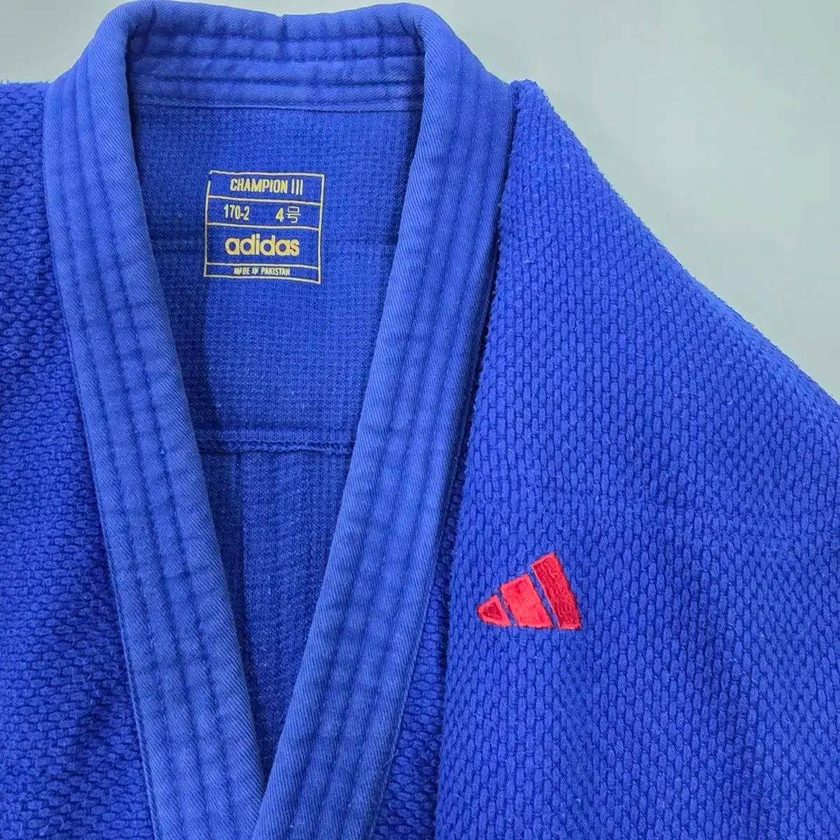  adidas選手用柔道着 赤 ロゴ その他 武道 格闘技