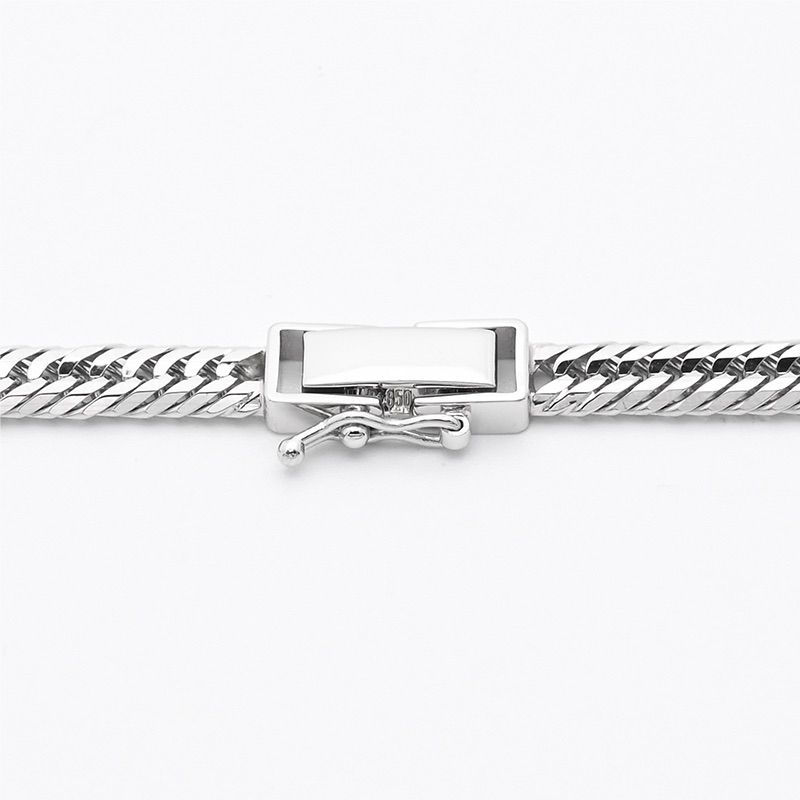 PT850(プラチナ) 喜平ネックレス 12面カットトリプル 27.4g 45cm 新品 