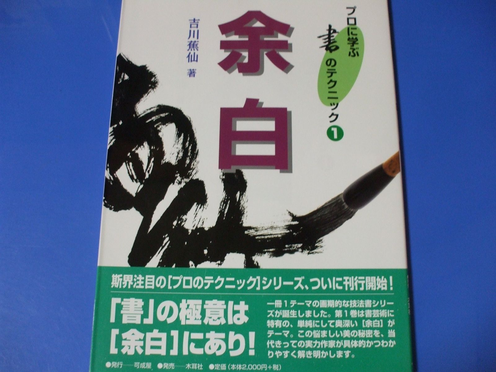 余白 (プロに学ぶ書のテクニック) 余白 (プロに学ぶ書のテクニック)