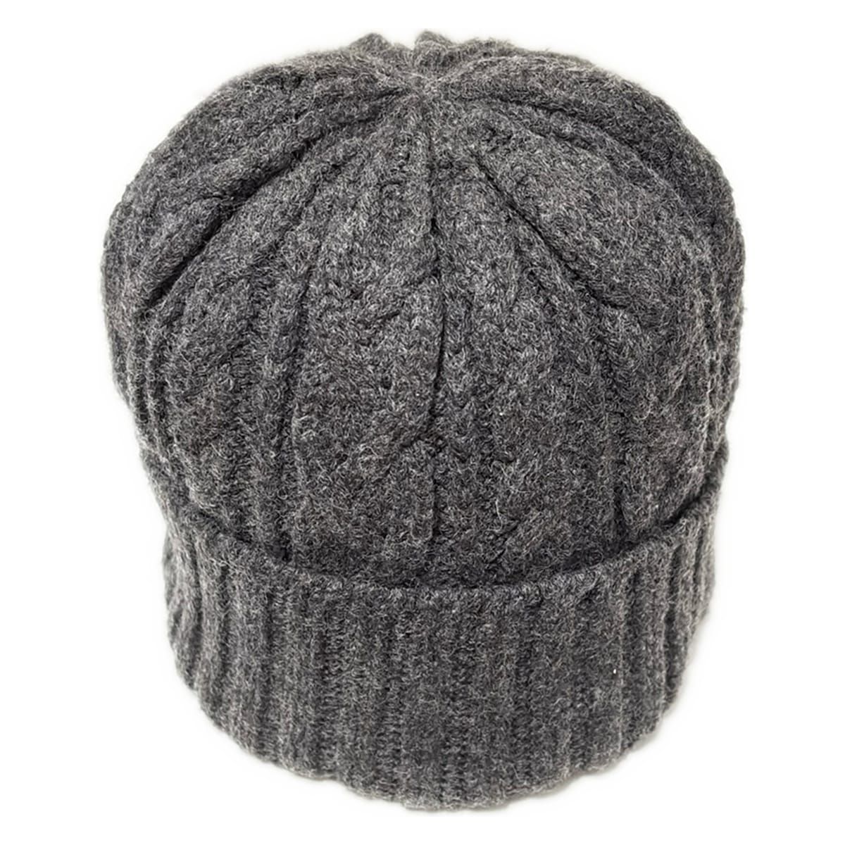 THE NORTH FACE ノースフェイス ニット帽 - ダークグレー ウール