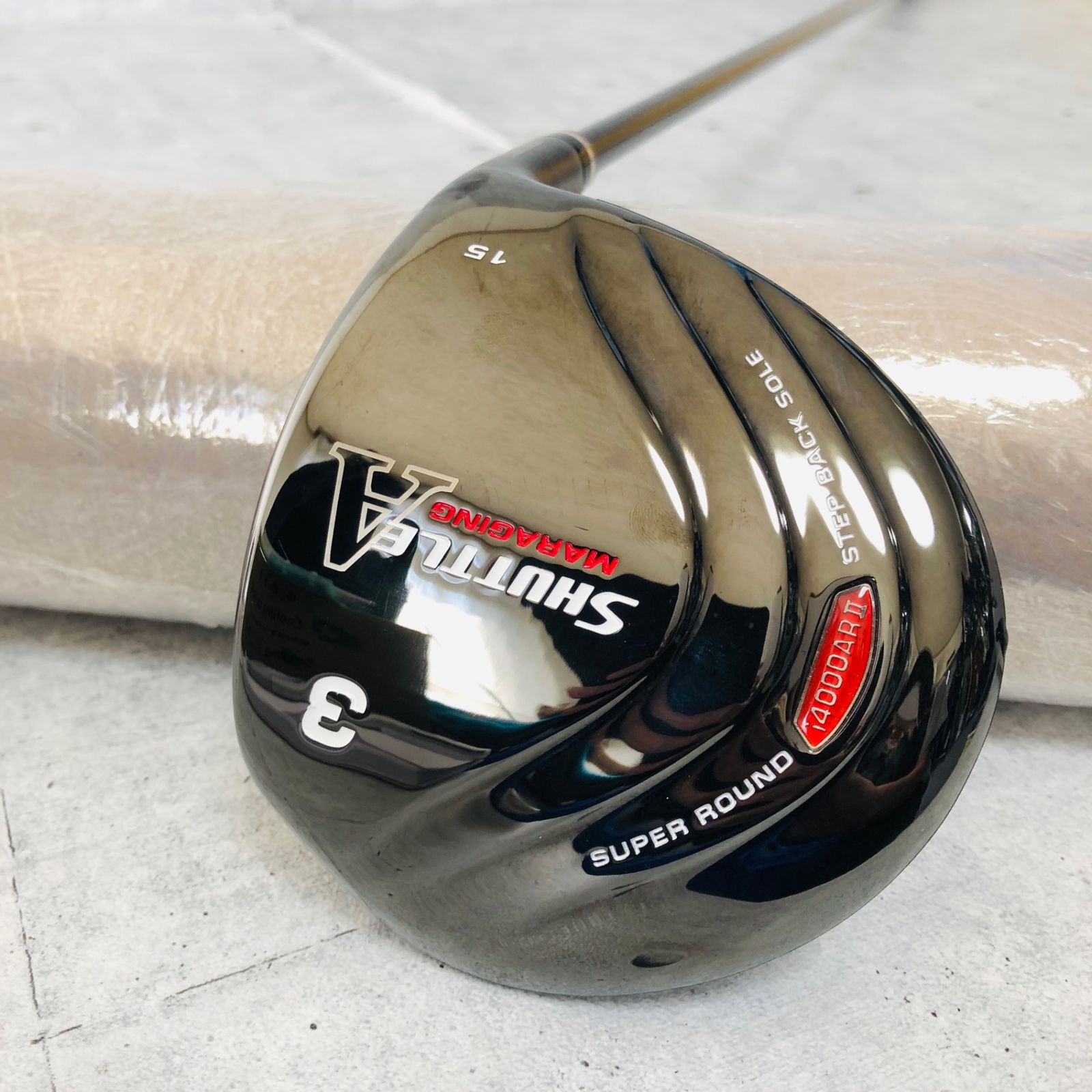 【初心者おすすめ優しいクラブ】maruman　マルマン　shuttleA　シャトル　中空ヘッド　レディースアイアン8本セット　カーボン 　L　右 maruman SHUTTLE A FW 3W 15度 flex:SR メンズ右 フェアウェイウッド