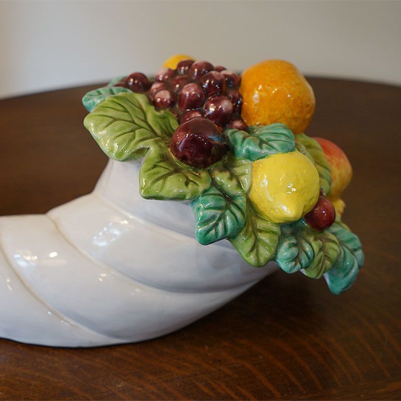 フルーツの置物 陶器製