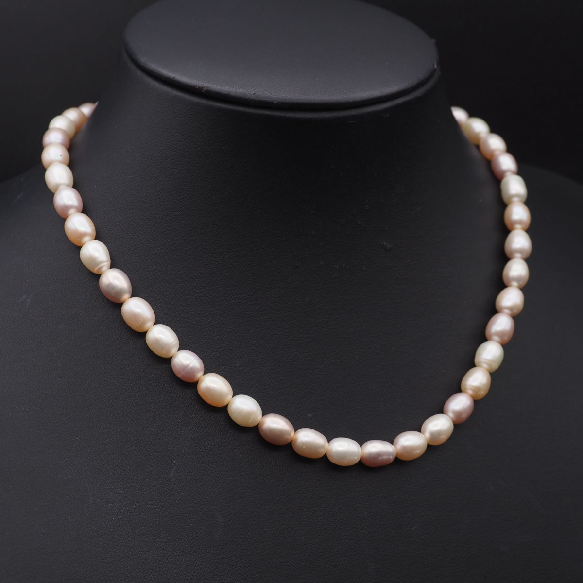 G775 淡水真珠 パール SILVER刻印 ネックレス デザイン シルバー 6月