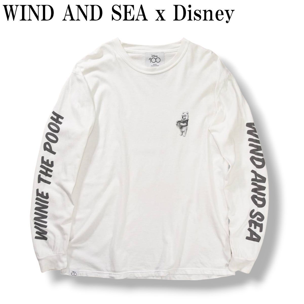 6⁄13 美品 L WIND AND SEA Disney 100周年 MICKEY MOUSE HOODIE 