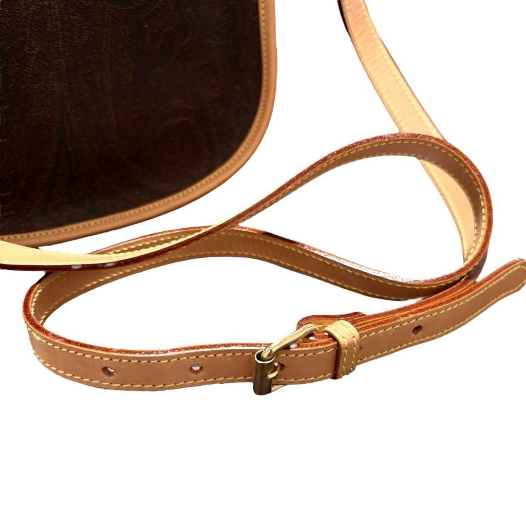 極美品 エトロ ETRO ショルダーバッグ ペイズリー柄 ポシェット PVC