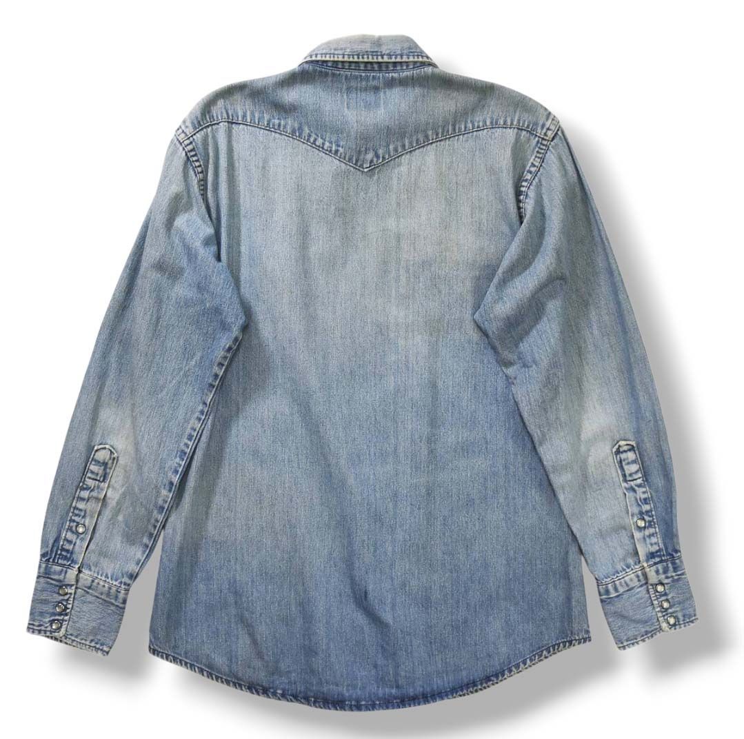 デニム ウエスタンシャツ